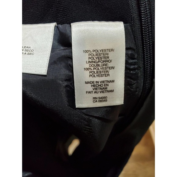 Jones Wear Women's Solid Blue 100% Polyester Straight Pleated Mini Skirt Size 14 - Picture 8 of 11